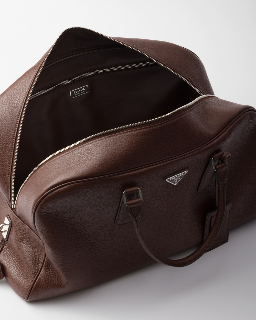 Pra*a Leather Duffle Bag Sienna For Men 50cm/20in – 2VC049_2BBE_F0038_V_OOO