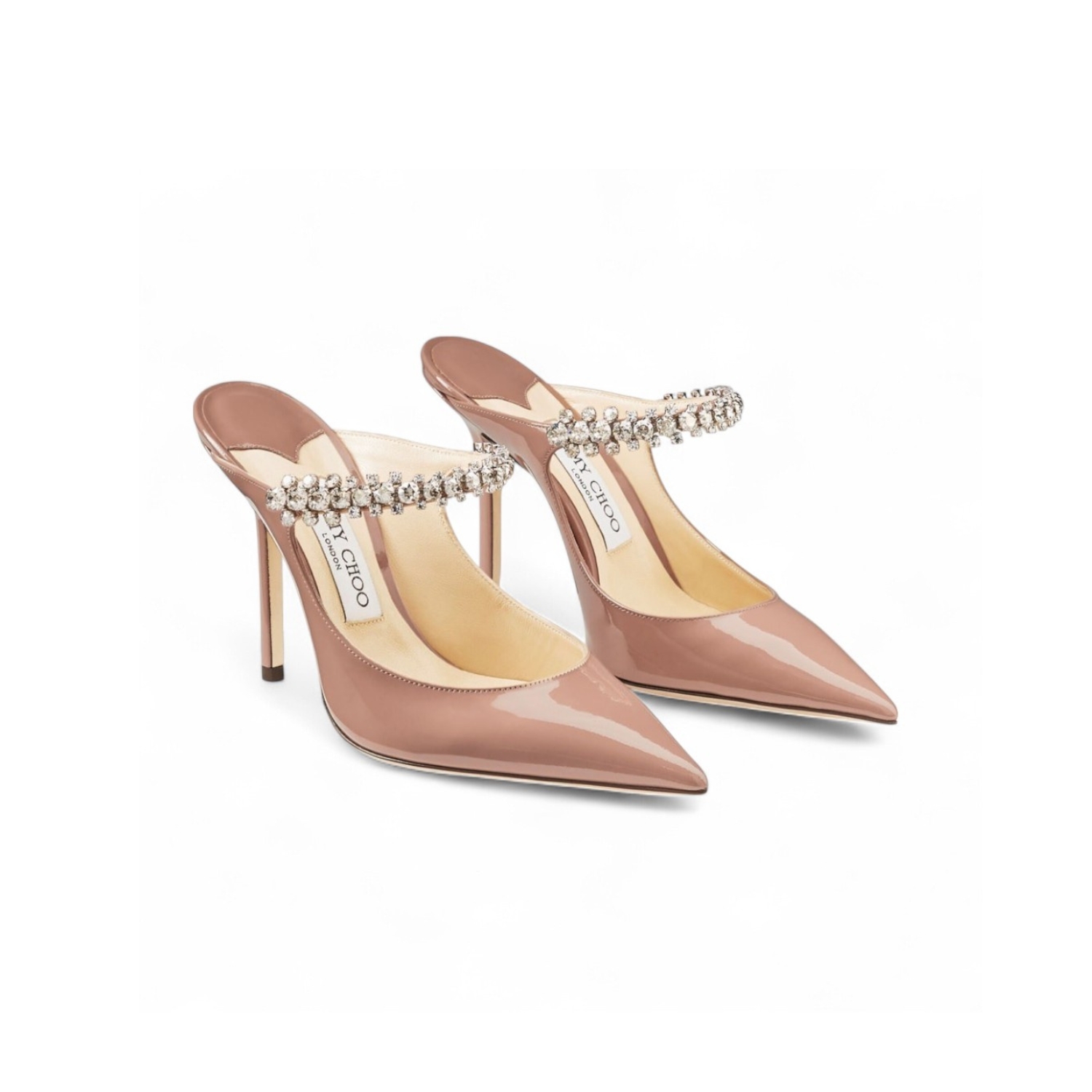 J1m*y Ch00 Bing 100 Ballet Pink For Women BING100PAT