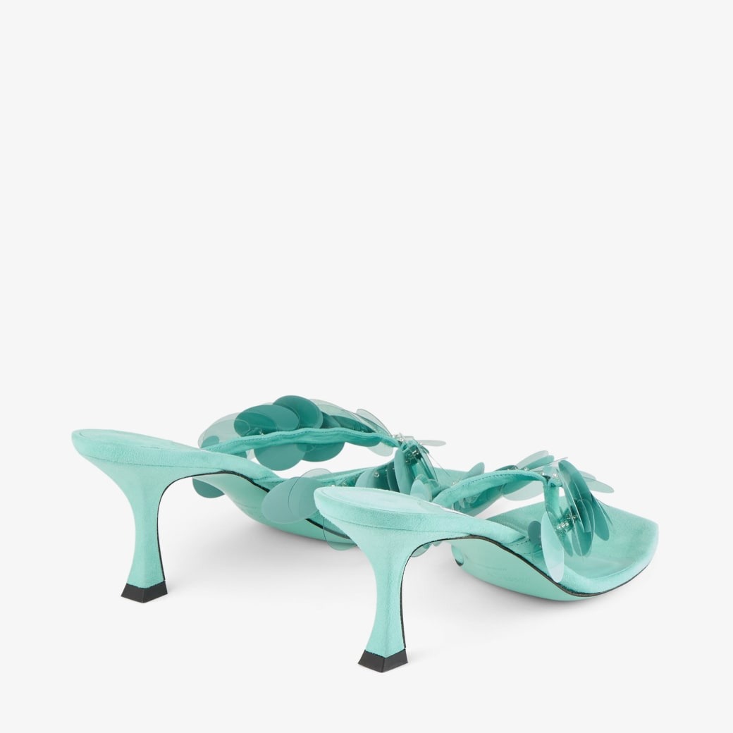 J1m*y Ch00 Freja 70 Aqua Green For Women FREJA70RPQ