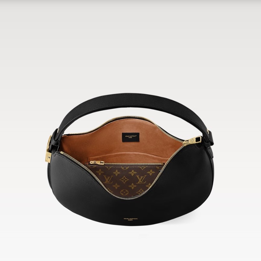 L0vis Vvtt0n Low Key Cookie MM Black For Women 12.6in/32cm M14417