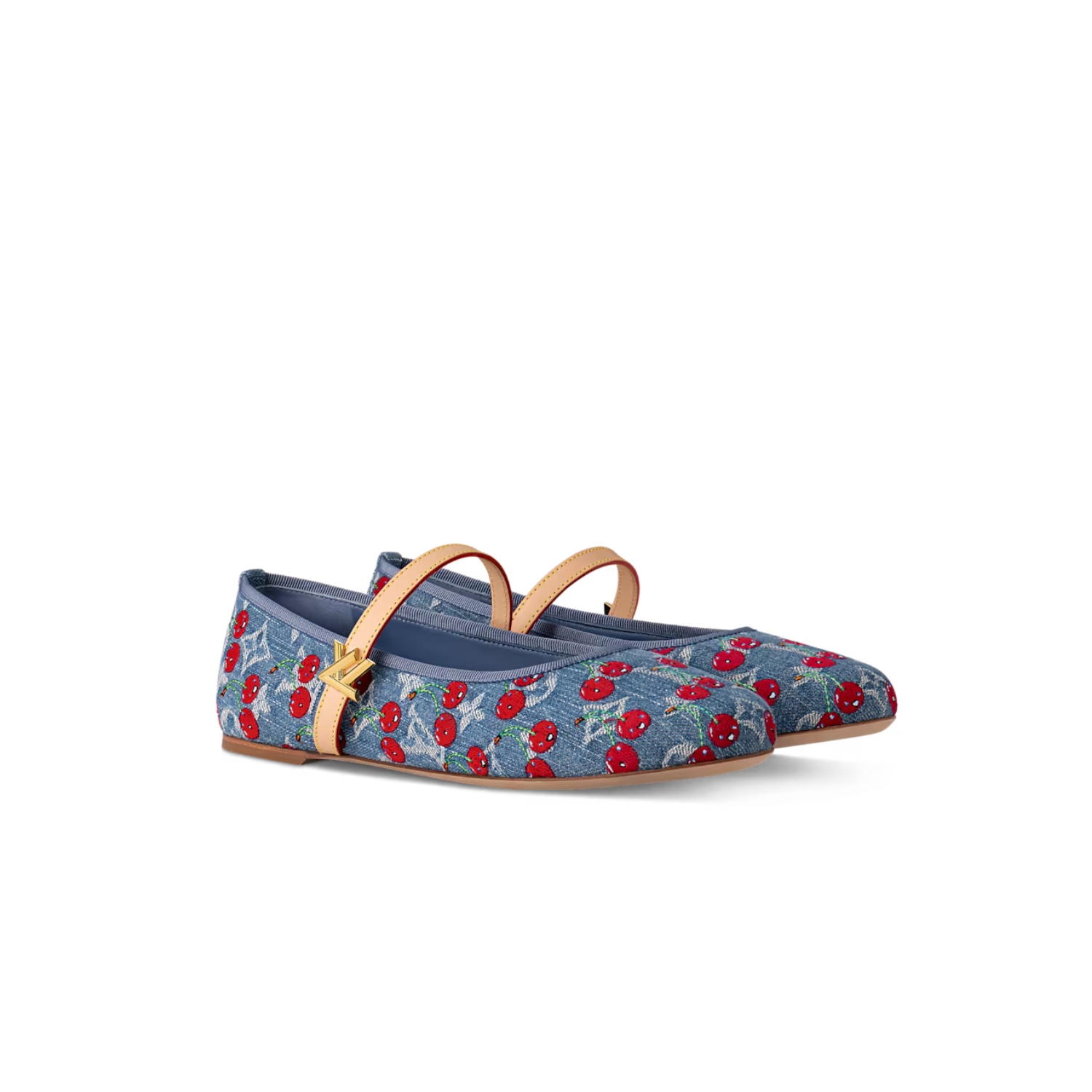 L0vis Vvtt0n LV x TM Romy Flat Ballerina Denim For Women 1AHKOV