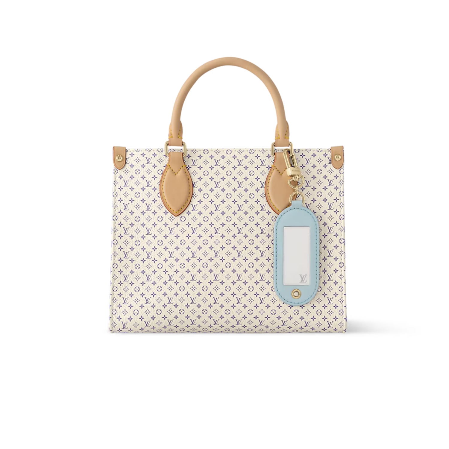 L0vis Vvtt0n OnTheGo PM Azure Blue/Sand For Women 9.8in/25cm M15138