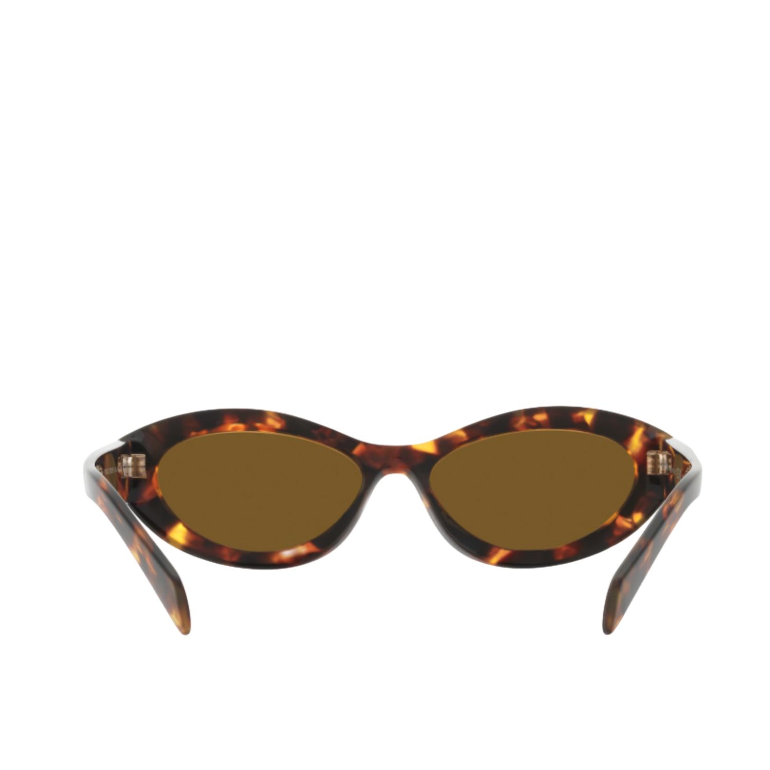 Pra*a Cat Eyes Sunglasses Tortoiseshell With Gold Pra*a Millano Logo