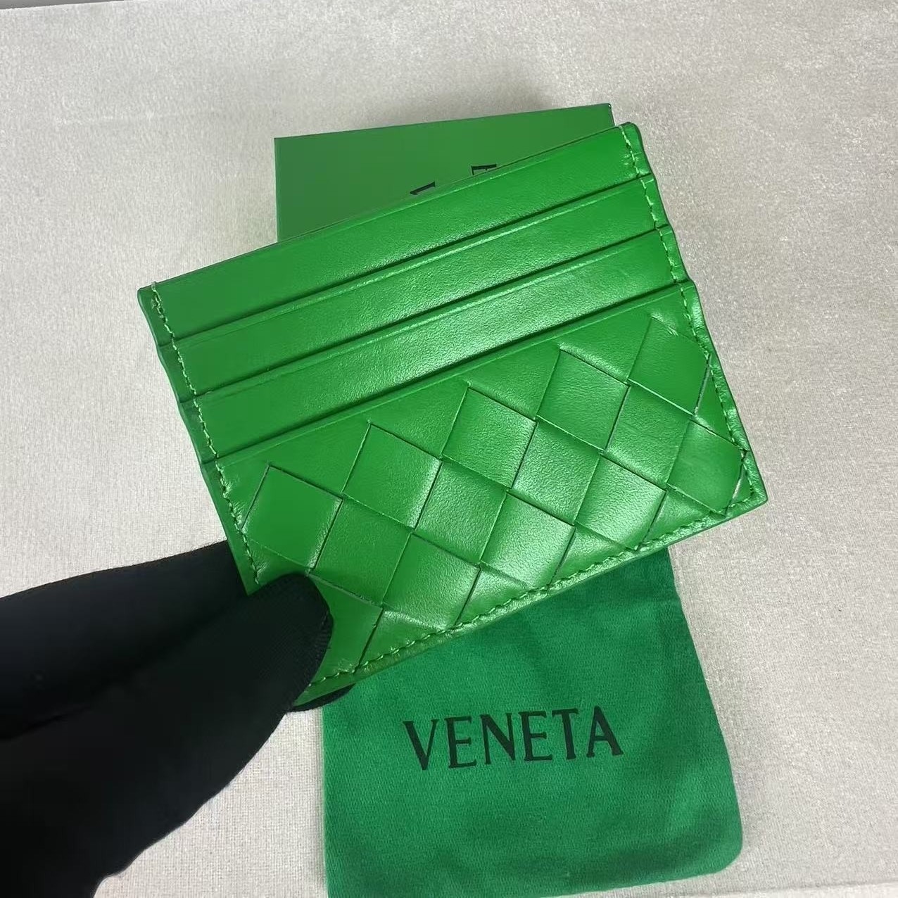 B0tt*ga Ven*ta Credit Card Case Parakeet For Women 10.5cm/4.1in 635042VCPP33722