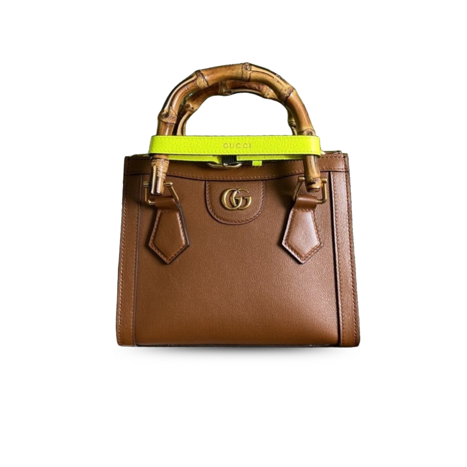 Gvc*1 Diana Mini Tote Bag Brown For Women 8in/20cm GG 655661-17QDT-2582