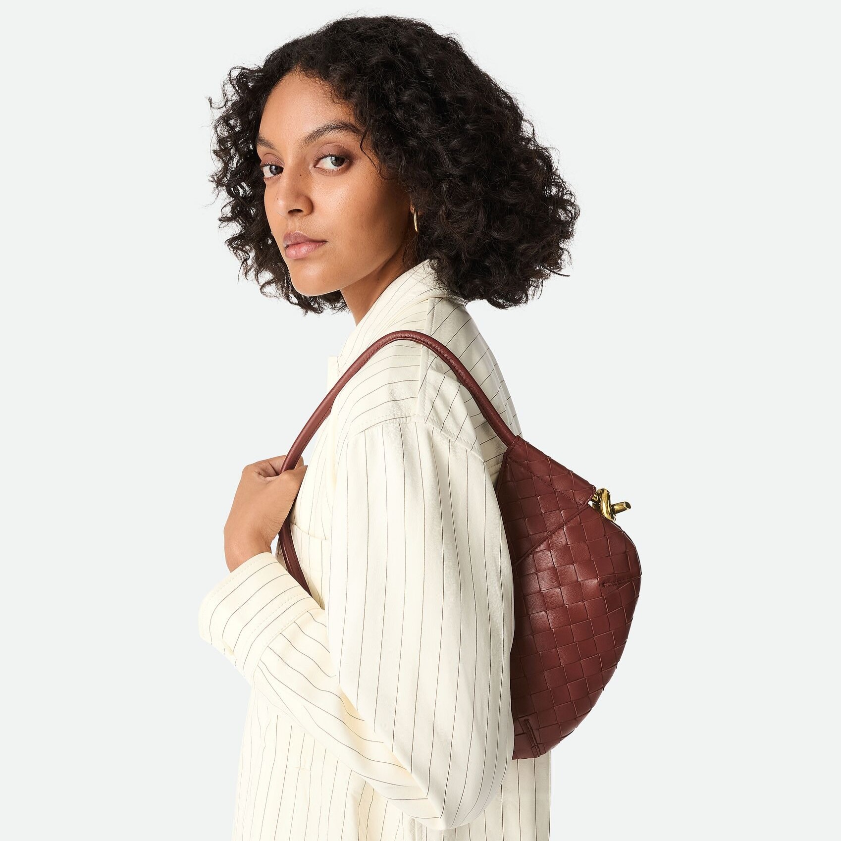 [True-to-ORIGINAL] B0tt*ga Ven*ta Baby Solstice Sapele For Women 28cm/11in 796378VCPP12506