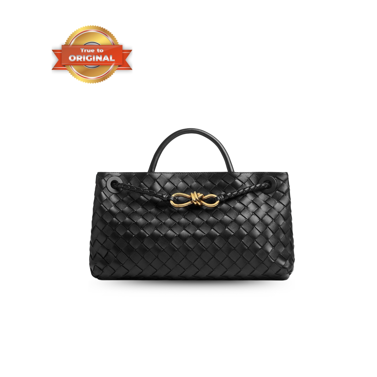 [True-to-ORIGINAL] B0tt*ga Ven*ta East-West Andiamo Black For Women 29cm/11.4in 766010VCPP11139