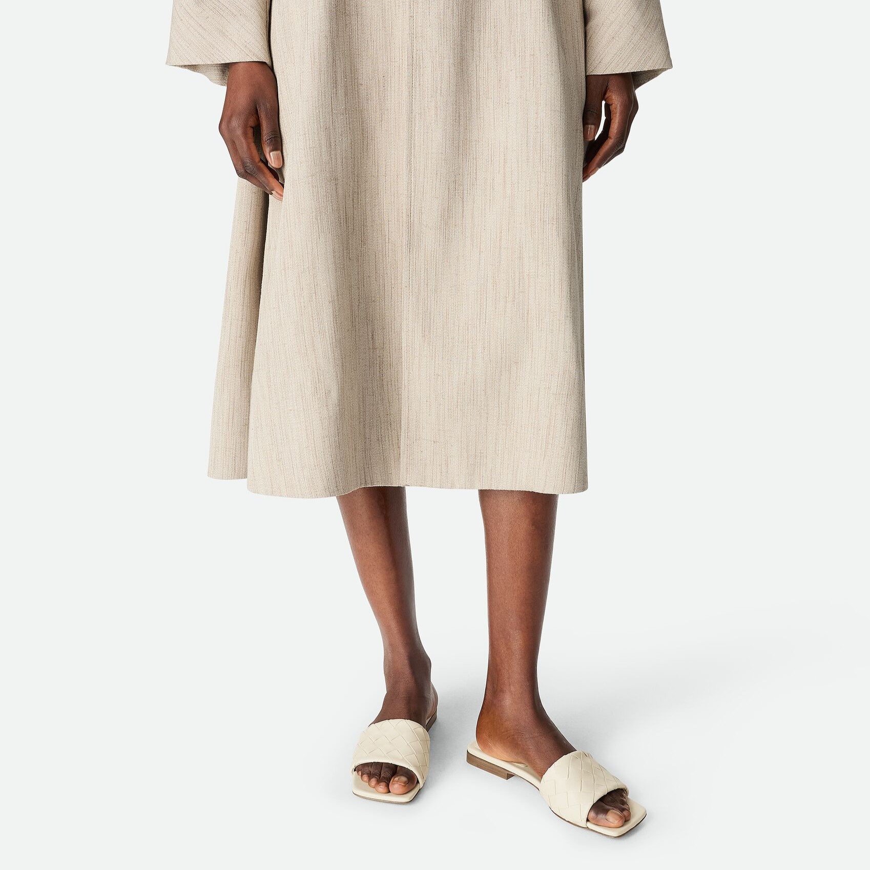 B0tt*ga Ven*ta Parco Flat Mule Sea Salt For Women 837737V2ED09031