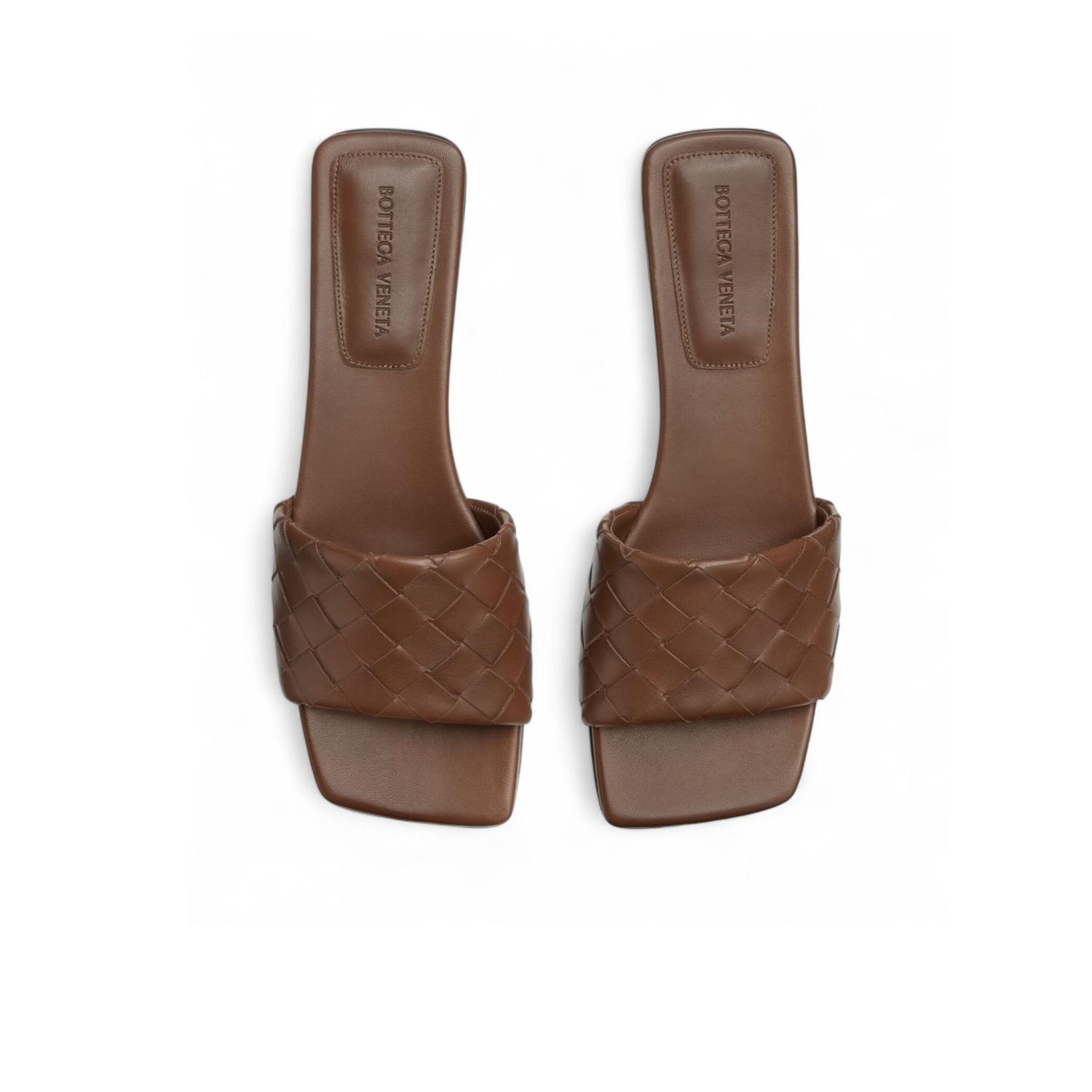 B0tt*ga Ven*ta Parco Flat Mule Dark Leather For Women 837737V2ED02509