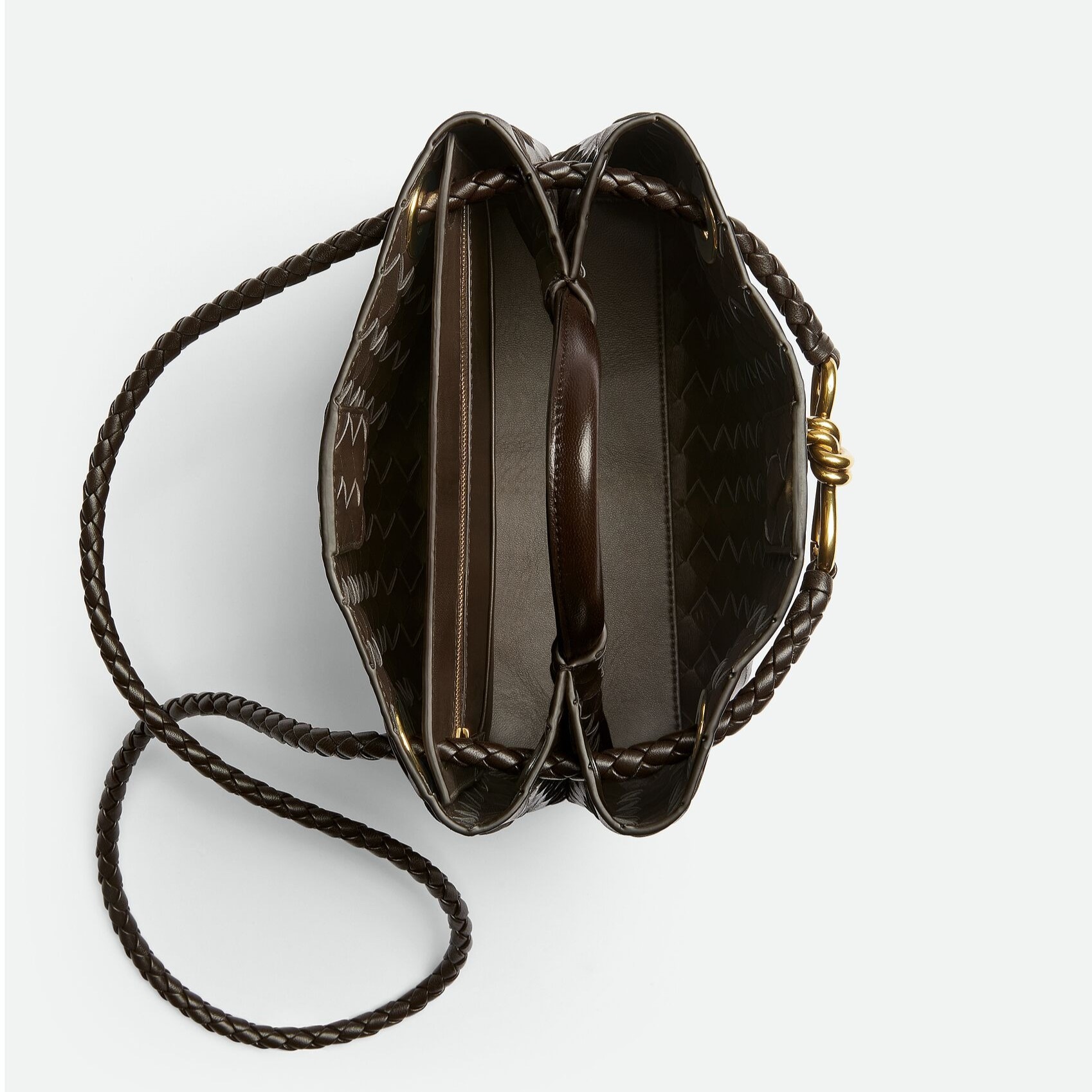 [True-to-ORIGINAL] B0tt*ga Ven*ta Small Andiamo Fondant For Women 25cm/9.8in 766014VCPP12272