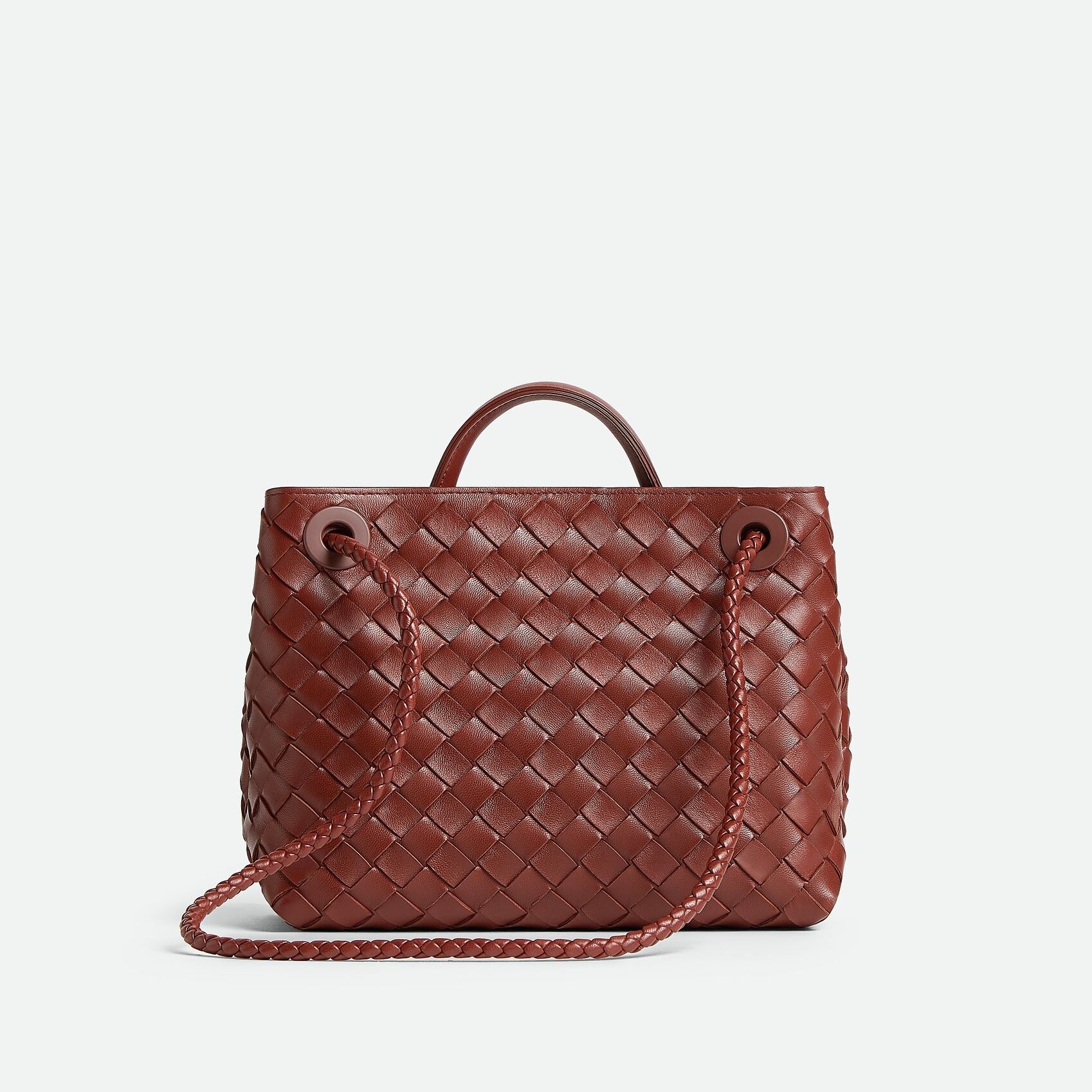 [True-to-ORIGINAL] B0tt*ga Ven*ta Small Andiamo Sapele For Women 25cm/9.8in 766014VCPP12507