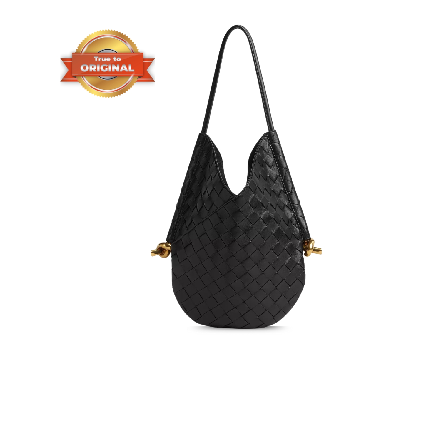 [True-to-ORIGINAL] B0tt*ga Ven*ta Small Solstice Black For Women 26cm/10.2in 740898VCPP11019