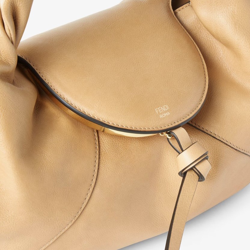 [True-to-ORIGINAL] F**di Spy Small Bag Beige For Women 12.6in/32cm 8BR838AYCTF1I73