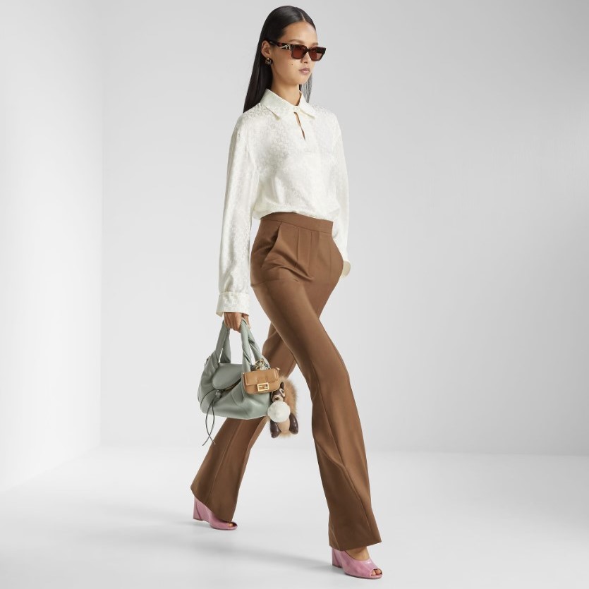 [True-to-ORIGINAL] F**di Spy Small Bag Matcha Green For Women 12.6in/32cm 8BR838AYCTF1SK5