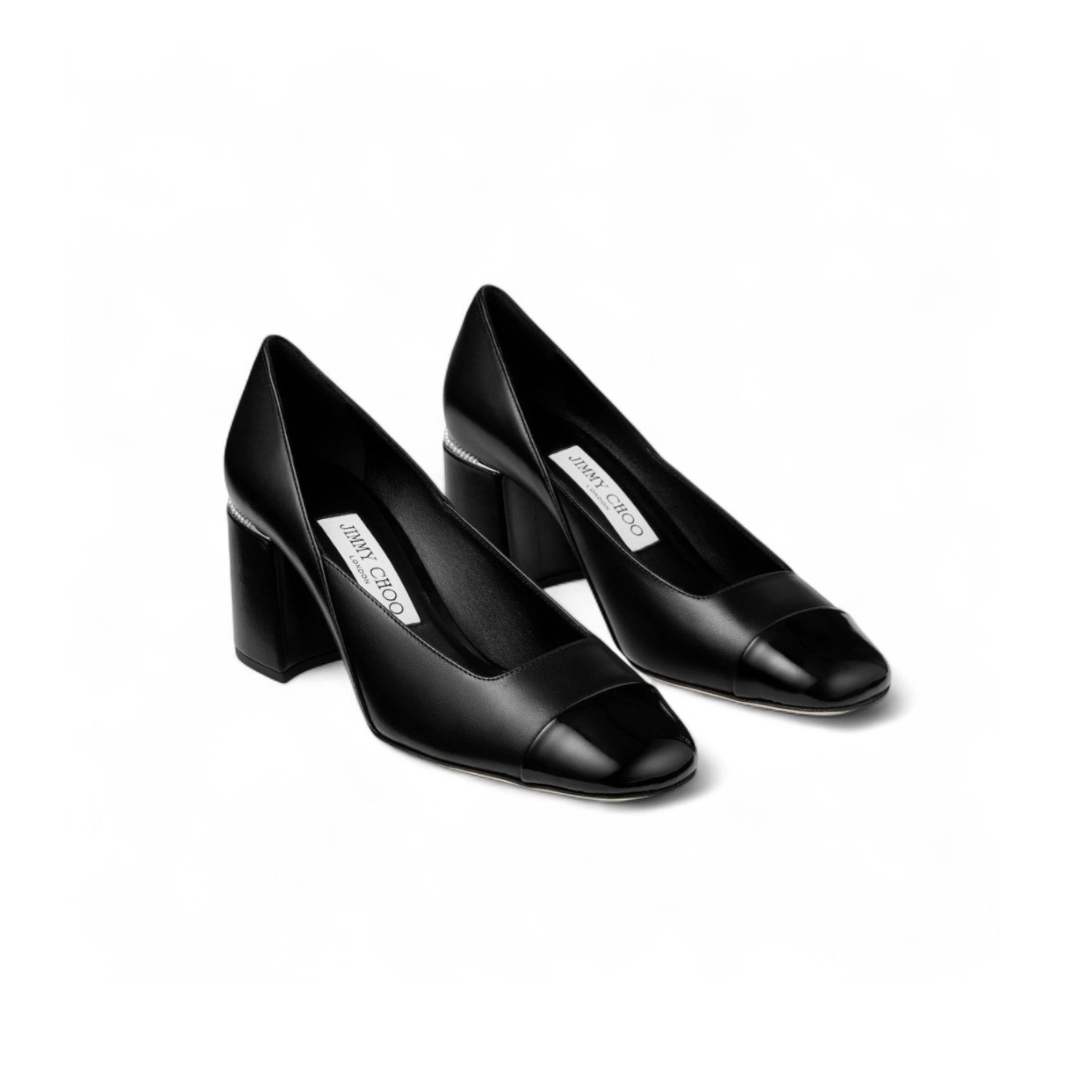 J1m*y Ch00 Jenson 65 Pumps Black For Women JENSON65PTZ