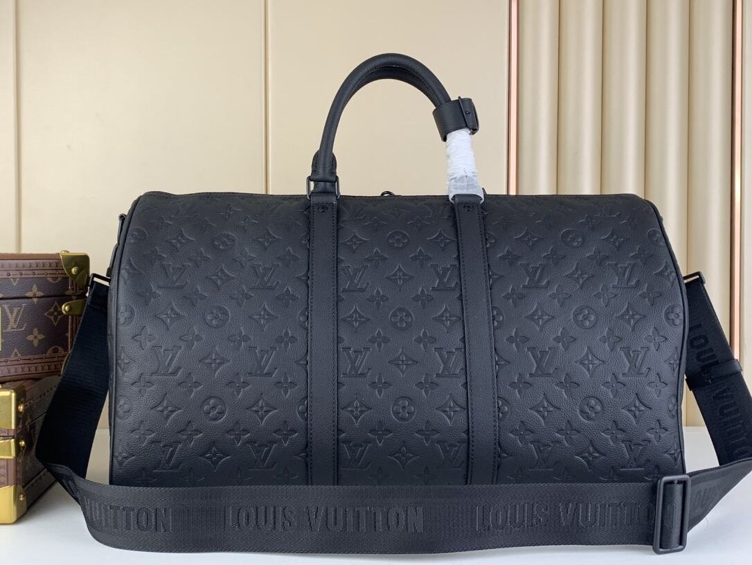 [True-to-ORIGINAL] L0vis Vvtt0n Keepall Bandoulière 50 Monogram Shadow For Men 19.7in/50cm M44810