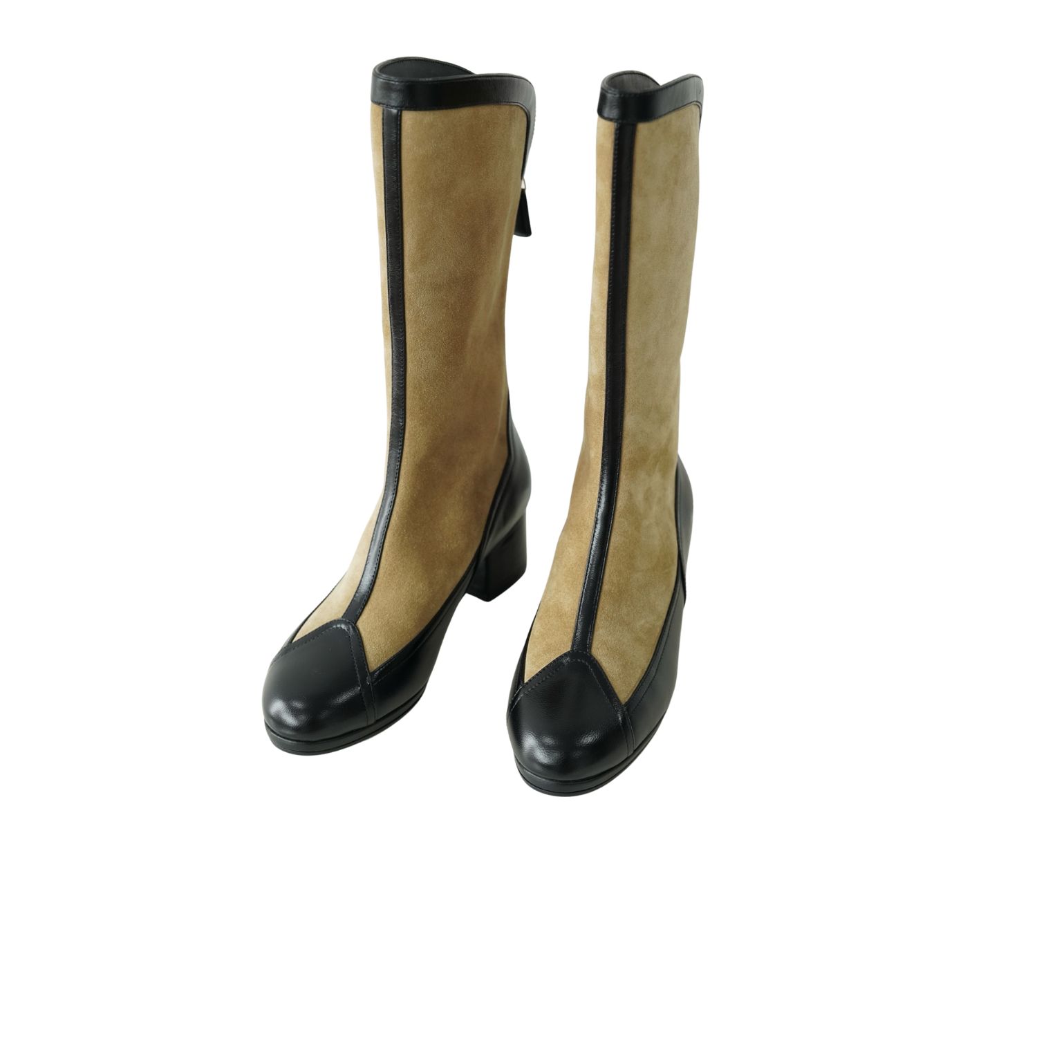 Ch**el High End Handicraft Knee Boots Camel For Women