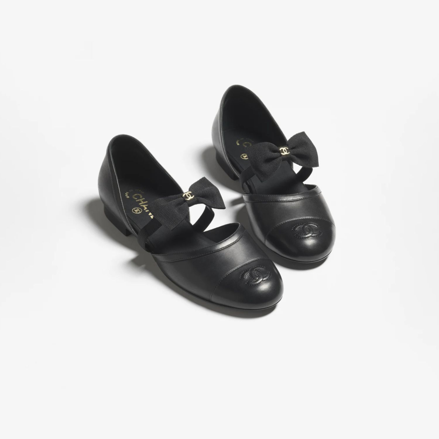 Ch**el Mary Janes Black 15mm For Women – G46753-X01000-94305