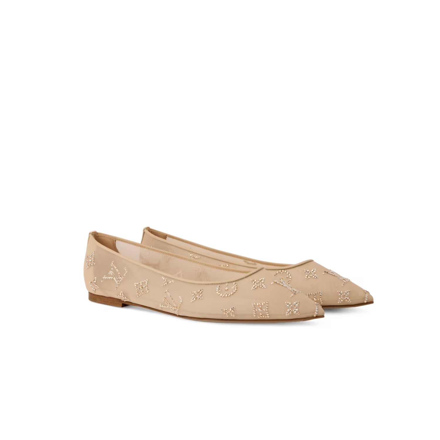 L0vis Vvtt0n Gala Flat Ballerina Nude Beige For Women 1AIDQS