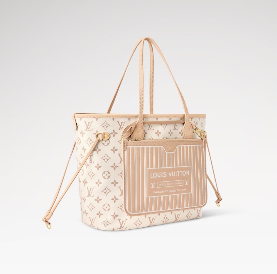 L0vis Vvtt0n Neverfull Inside Out MM Dune/Hazelnut For Women 12.2in/31cm M25665