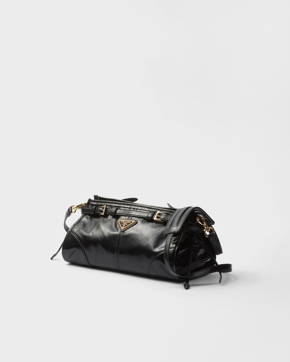 [True-to-ORIGINAL] Pra*a Bonnie Small Shoulder Bag Black 26cm/10in – 1BH215_2CYR_F0002_V_OOO