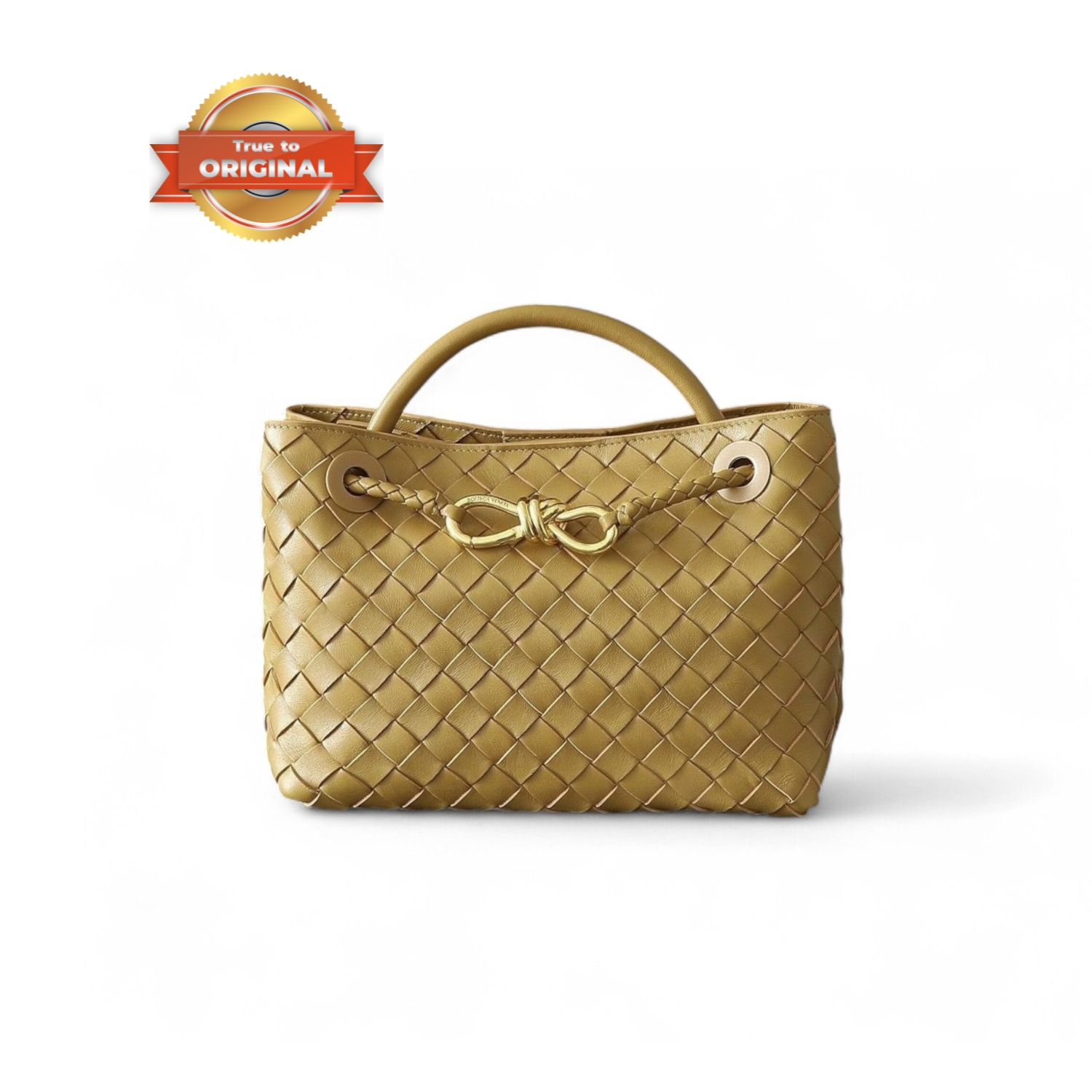 [True-to-ORIGINAL] B0tt*ga Ven*ta Small Andiamo Yellow For Women 25cm/9.8in