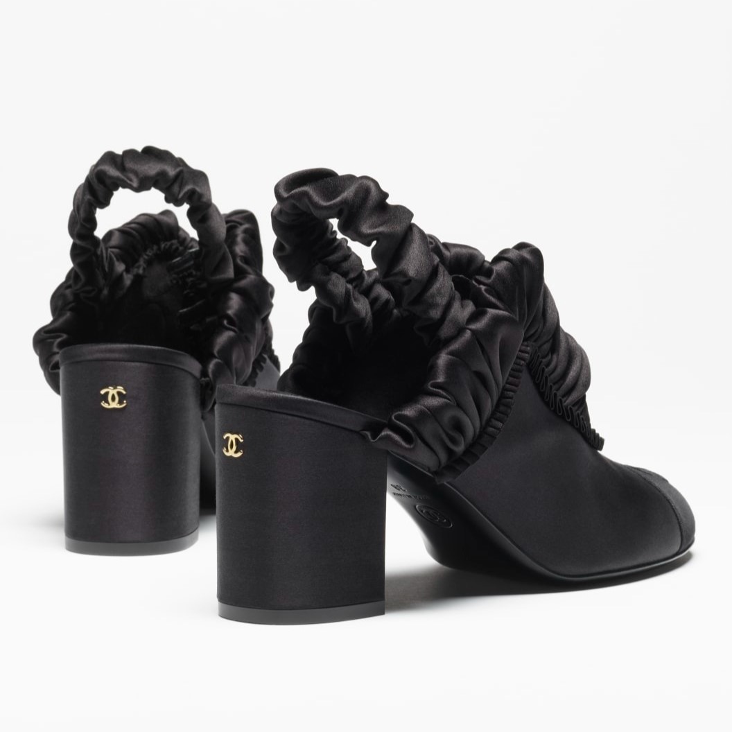 Ch**el Slingbacks Black For Women G46828-B22235-94305