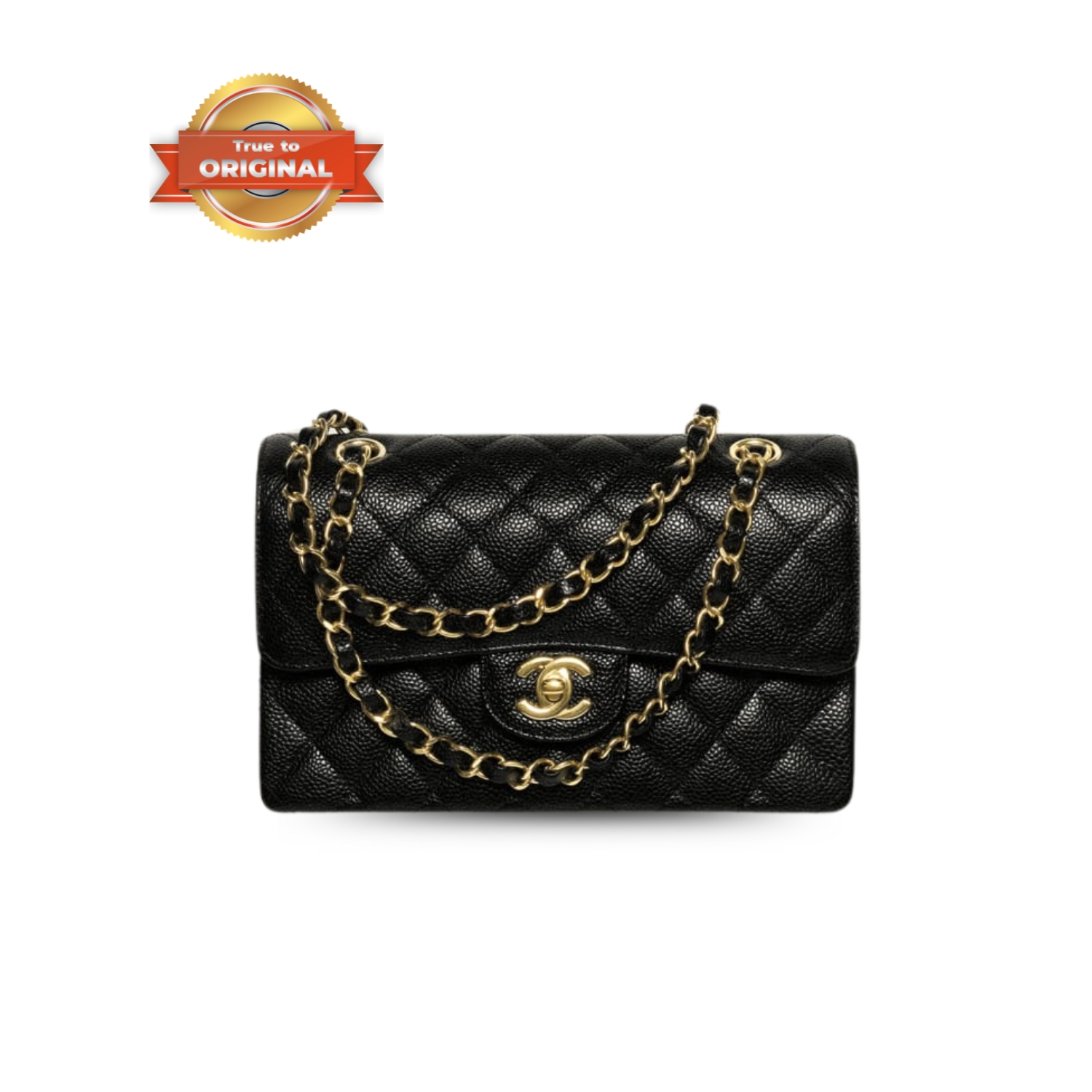 [True-to-ORIGINAL] Ch**el Small Classic Handbag Black For Women 23cm/9.1in A01113-Y01864-C3906