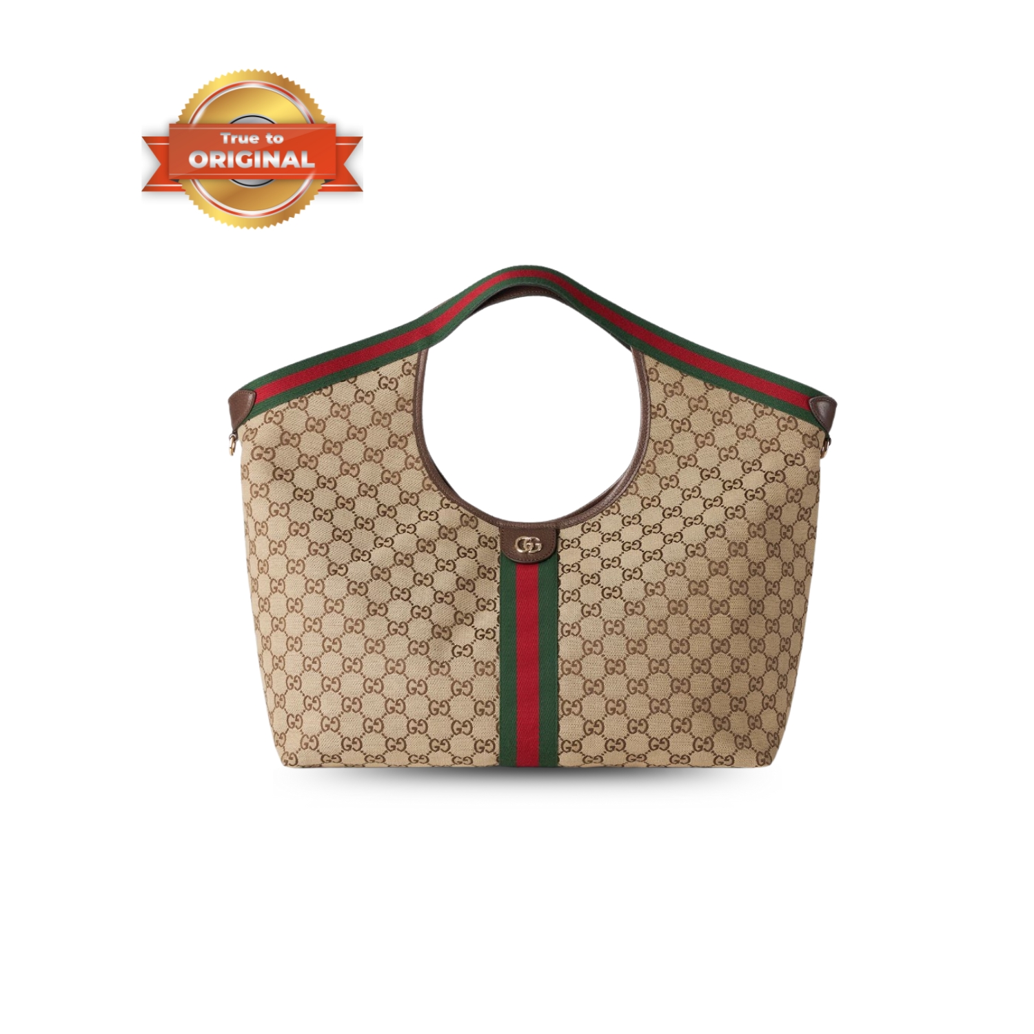 [True-to-ORIGINAL] Gvc*1 Giglio Large Tote Bag Beige And Brown For Women 23.6in/60cm ‎853971 FAFFP 2547