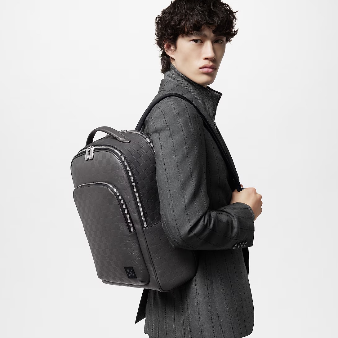 [True-to-ORIGINAL] L0vis Vvtt0n Avenue Backpack Black For Men 40cm/15.7in