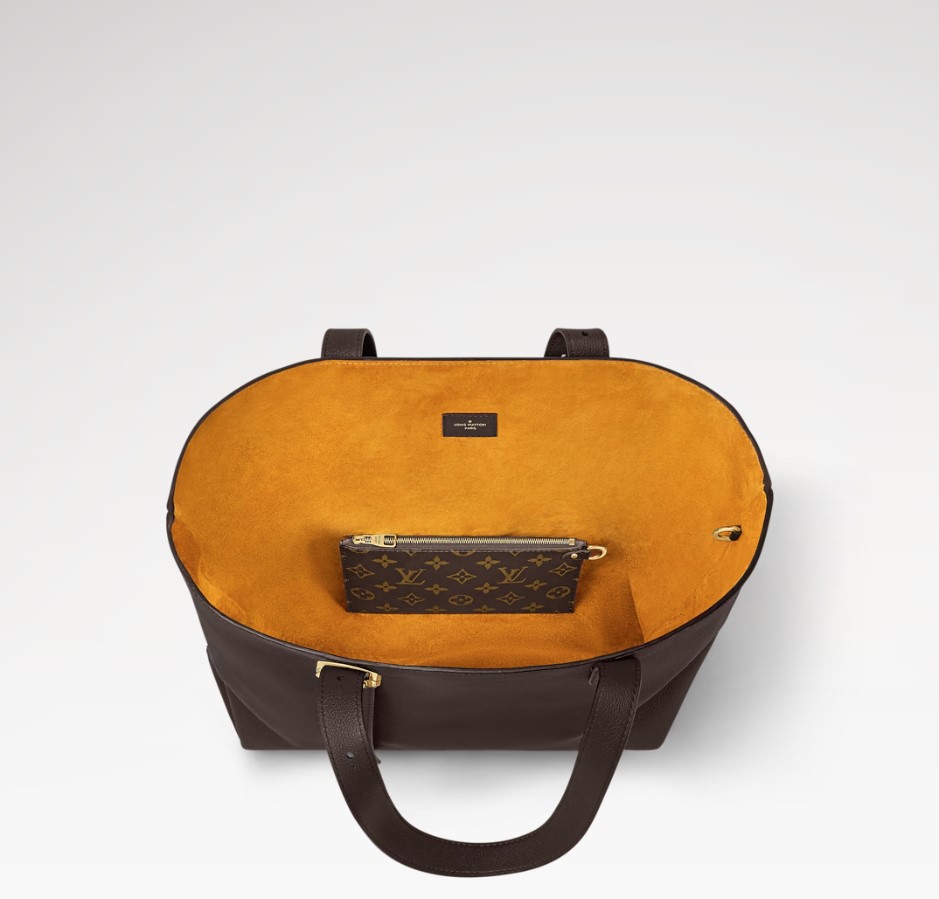 L0vis Vvtt0n Low Key Cabas MM Bag Chocolate For Women 18.5in/47cm M12916