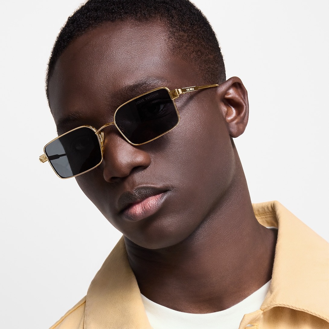 L0vis Vvtt0n LV Pure Low Square Sunglasses Black Z2744U