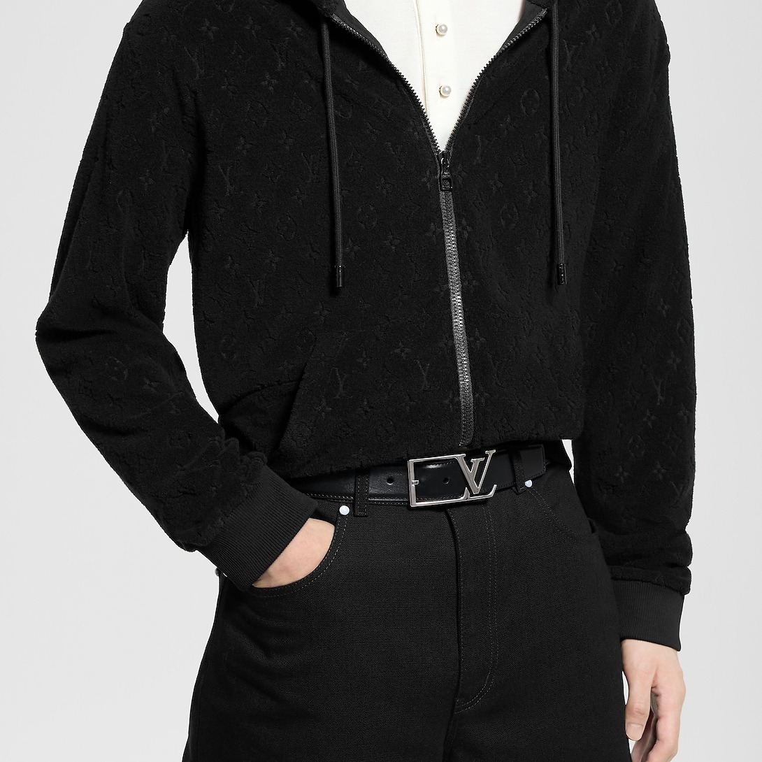 L0vis Vvtt0n LV Skyline 35mm Belt Black For Men M0687U