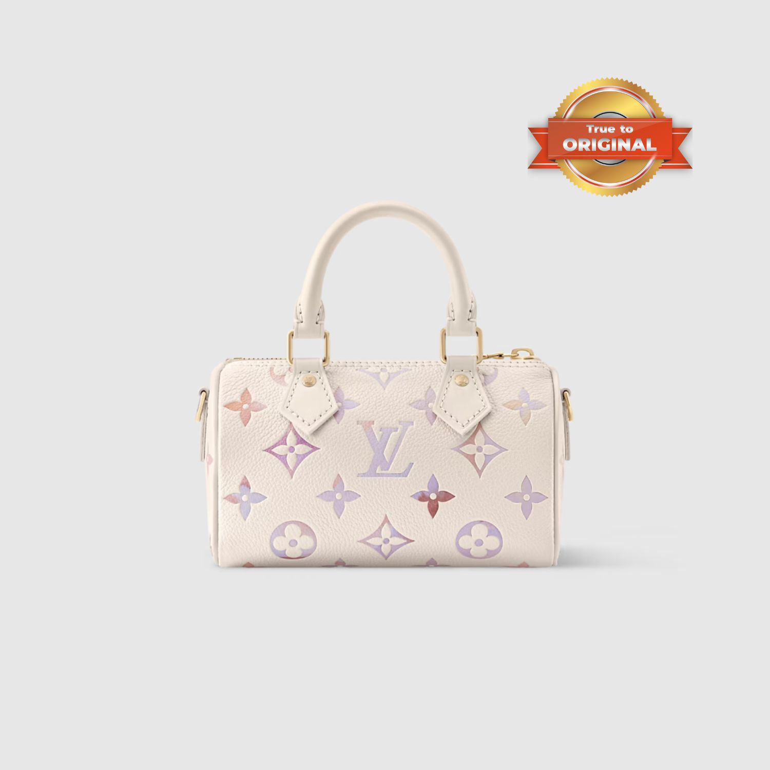 [True-to-ORIGINAL] L0vis Vvtt0n Nano Speedy Bag Dream Cream For Women 16cm/6.3in – M25591