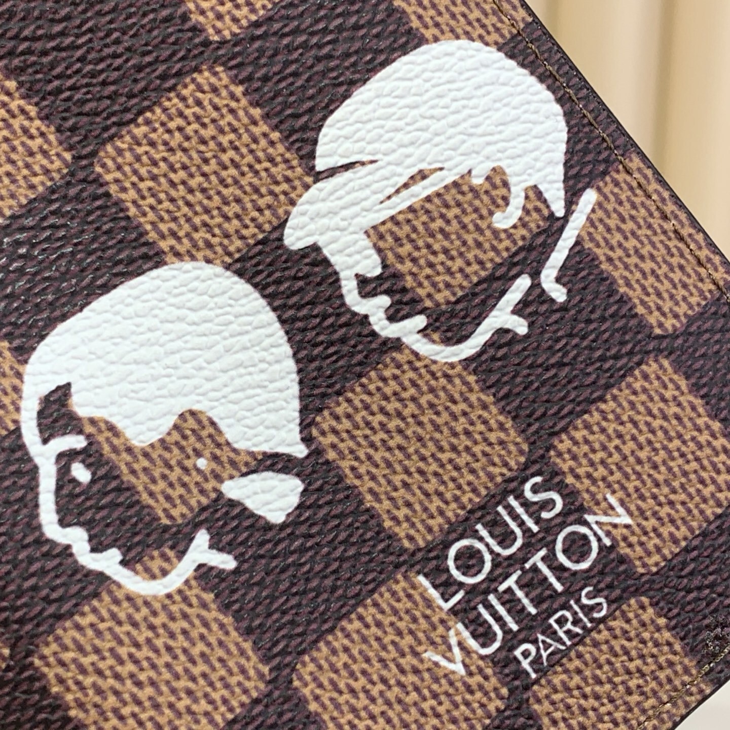 L0vis Vvtt0n Pocket Organizer Damier Wallet Brown 11.1cm/4.4in – N40776