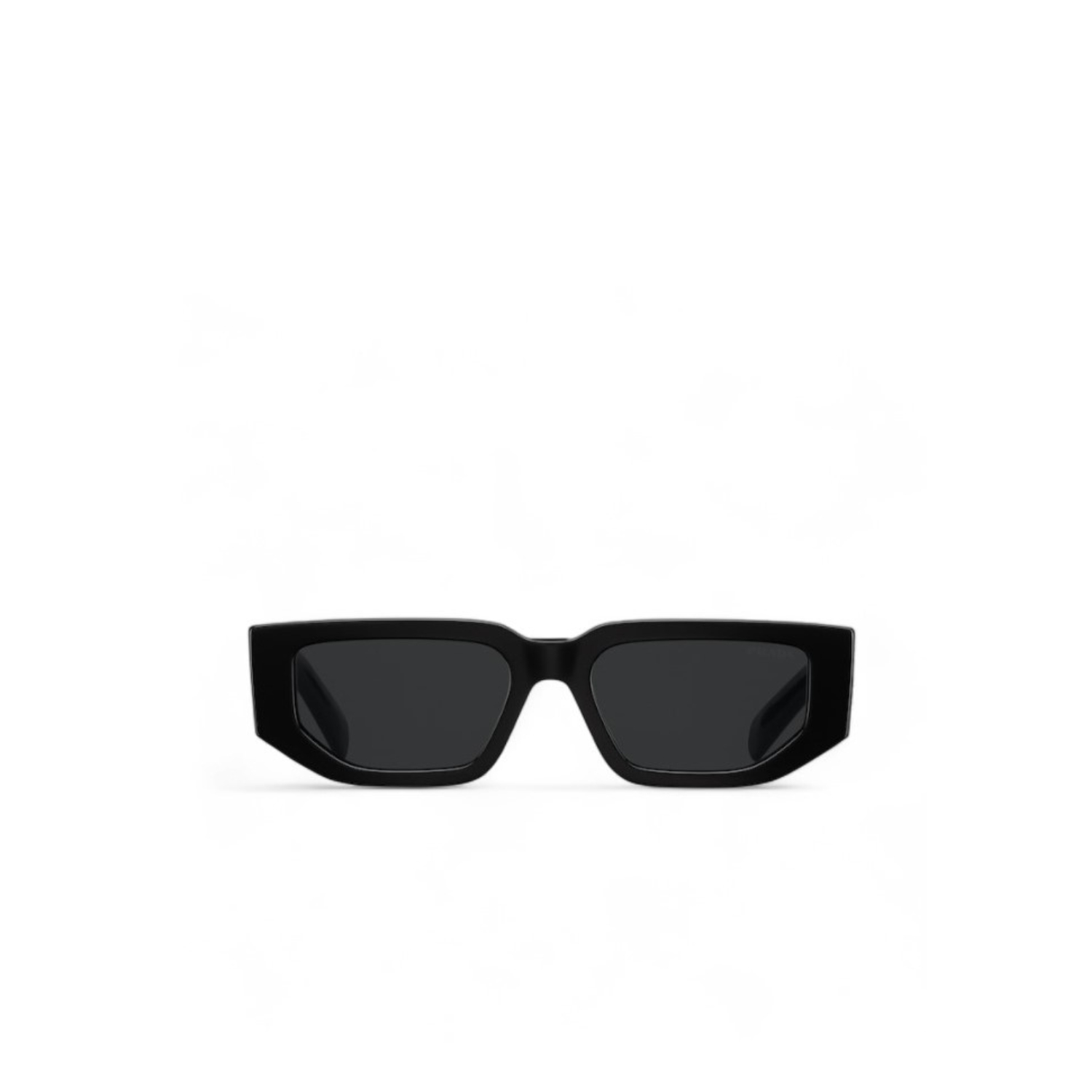 Pra*a Sunglasses With Triangle Logo Black SPR09Z_E1AB_F05S0_C_A055