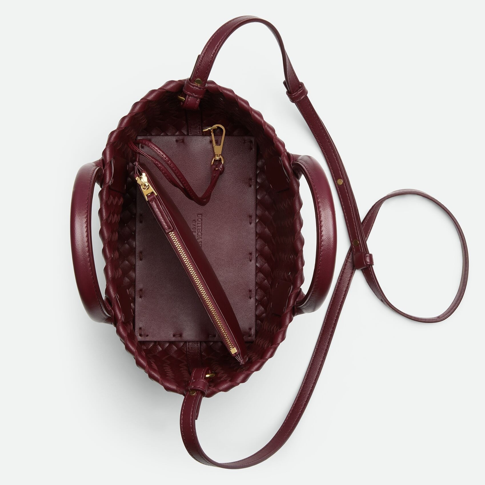 [True-to-ORIGINAL] B0tt*ga Ven*ta Mini Cabat Barolo/White For Women 20cm/7.9in 818017V52B12352