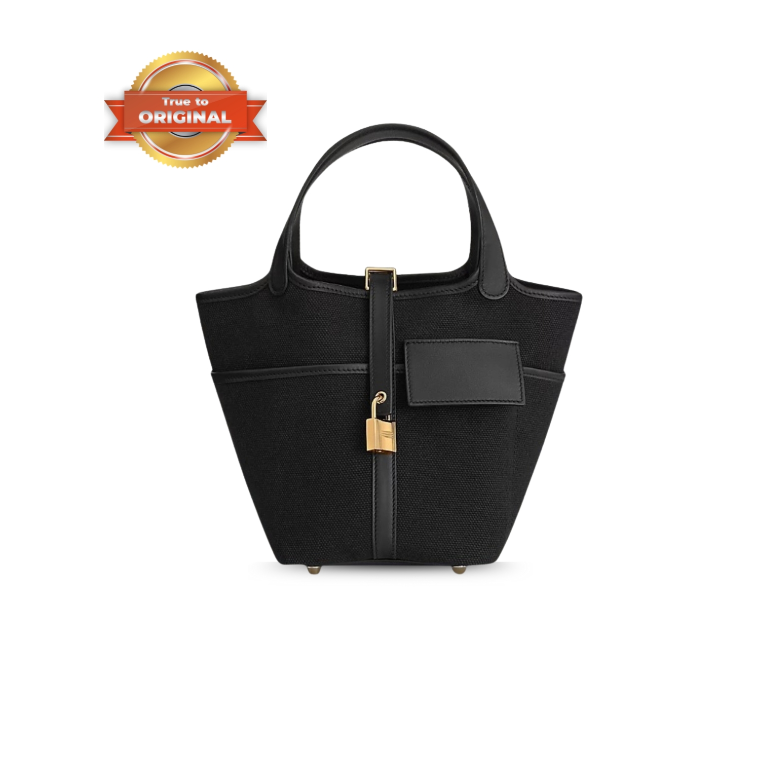 [True-to-ORIGINAL] H**me5 Picotin Lock 18 Pocket Bag Noir For Women 7.1in/18cm H083189CCAA