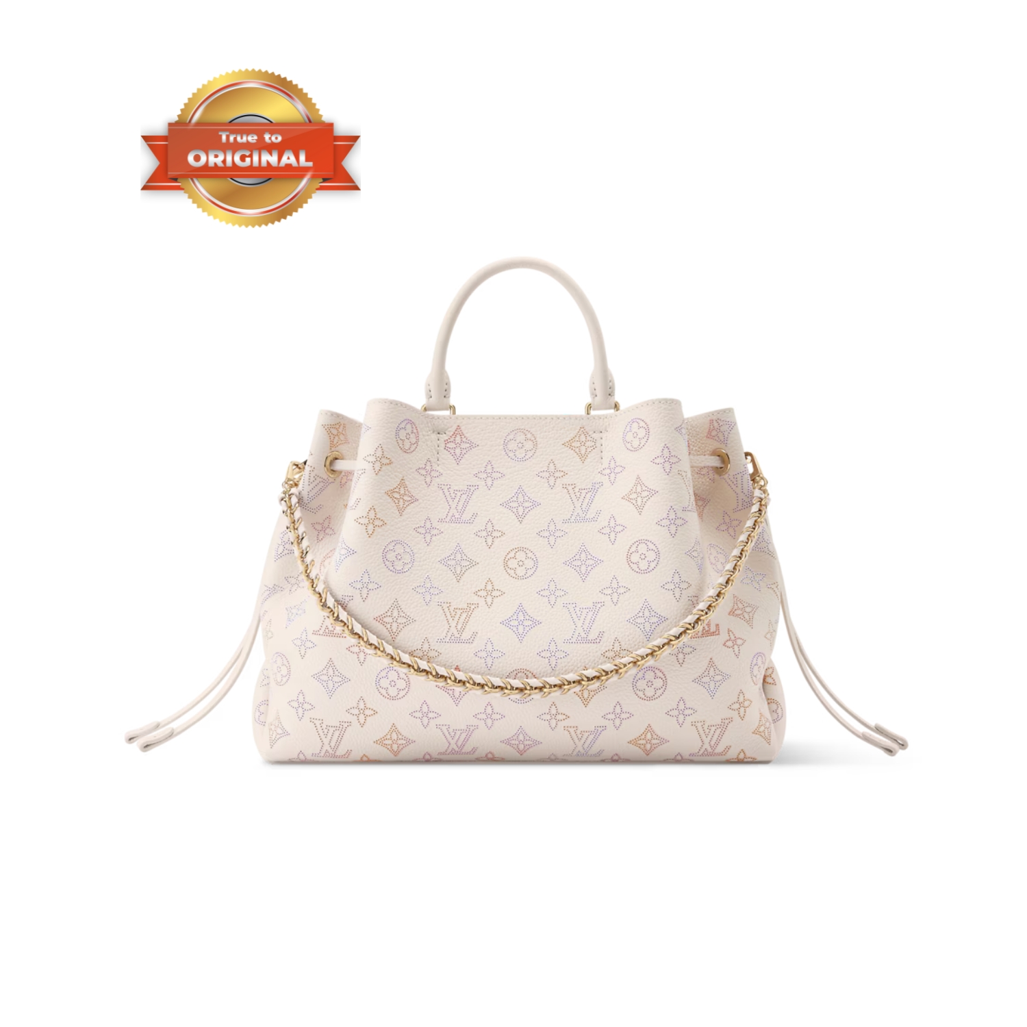 [True-to-ORIGINAL] L0vis Vvtt0n Bella Tote Mahina Dream Cream For Women 32cm/12.6in M15116