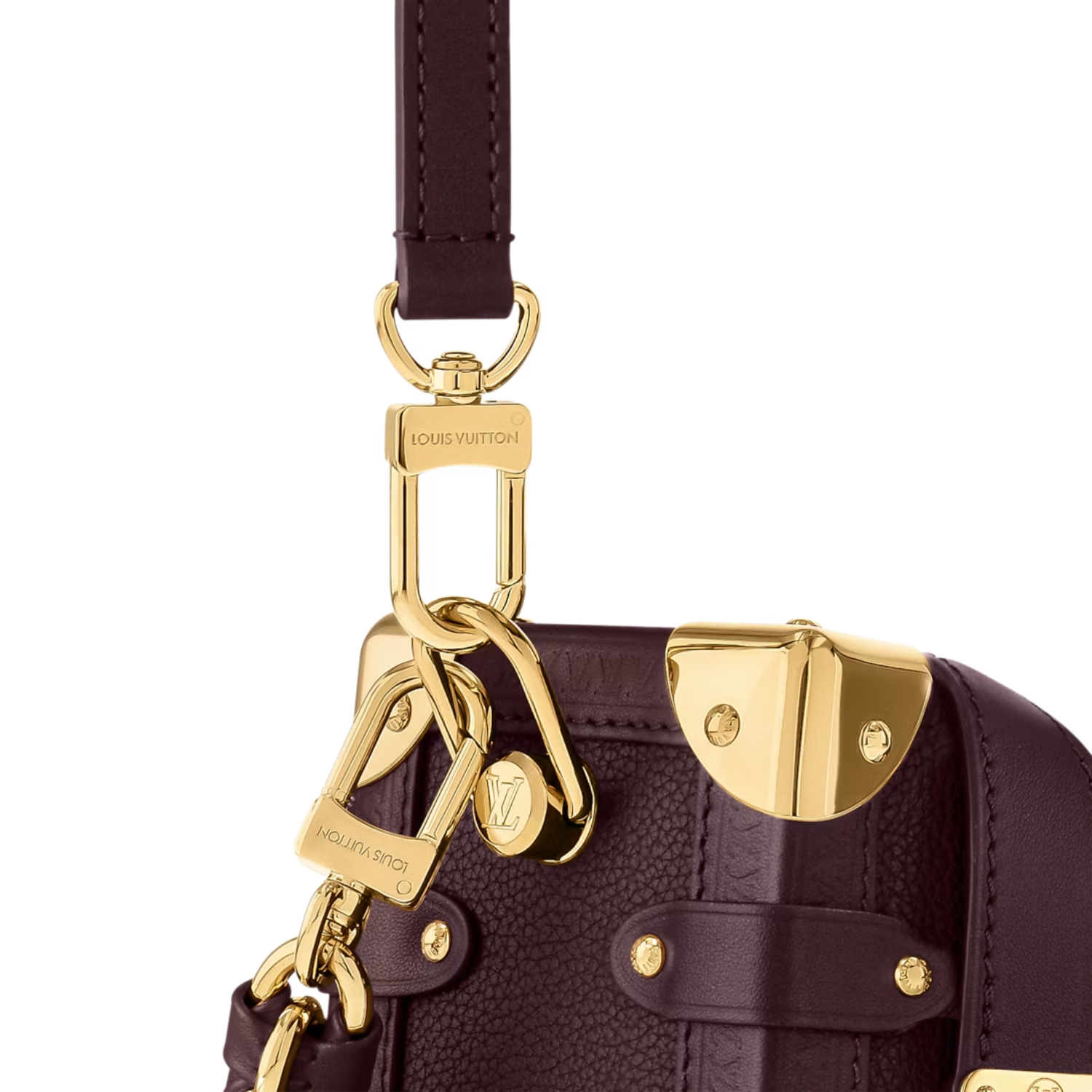 [True-to-ORIGINAL] L0vis Vvtt0n Side Trunk MM Wine Red For Women 23.5cm/9.3in M25669