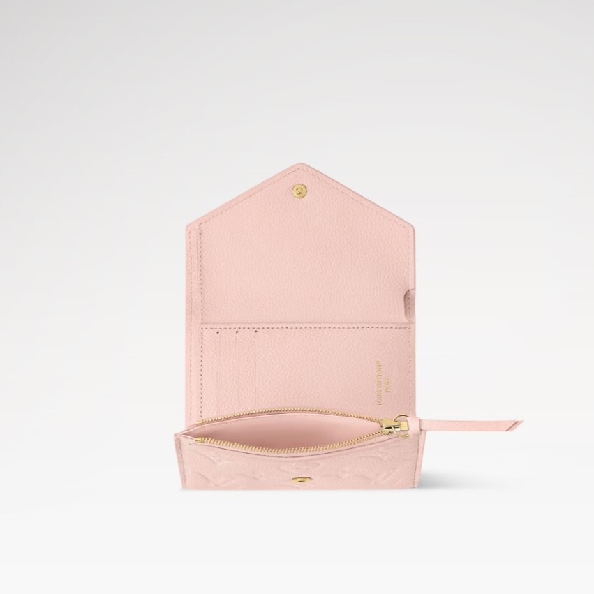 L0vis Vvtt0n Victorine Wallet Rose Opale For Women 4.7in/12cm M26895