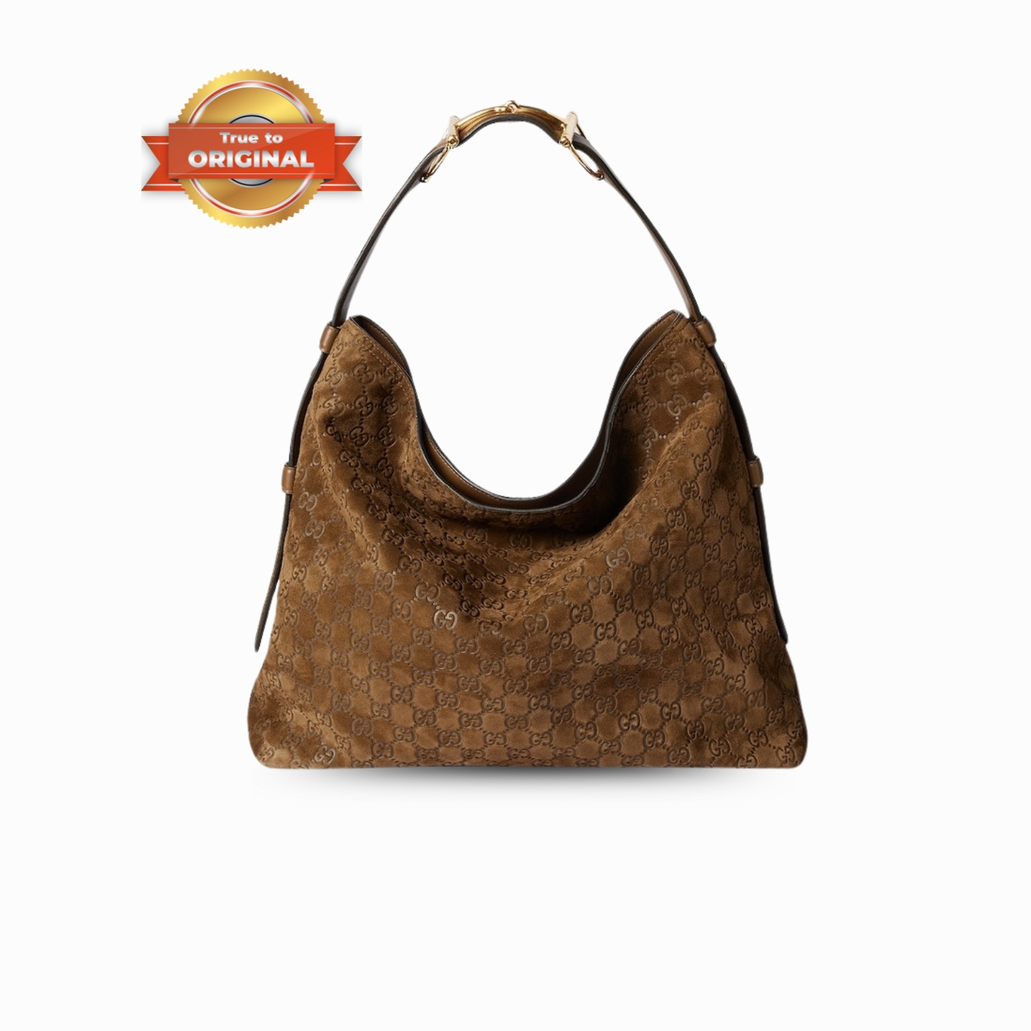 [True-to-ORIGINAL] Gvc*1 Beatrix Large Tote Bag Brown Suede For Women 15.7in/40cm 850546 AAFOJ 2118