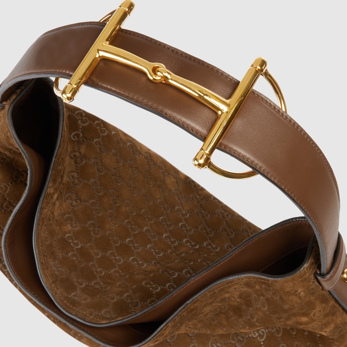 [True-to-ORIGINAL] Gvc*1 Beatrix Large Tote Bag Brown Suede For Women 15.7in/40cm 850546 AAFOJ 2118