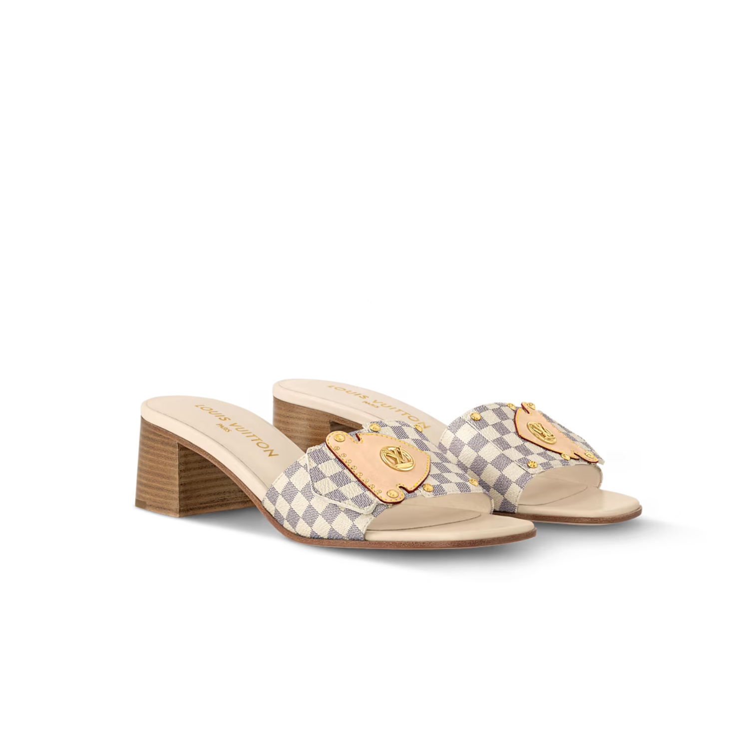 L0vis Vvtt0n LV Frame Mule Damier Canvas 45mm For Women 1AHMFI