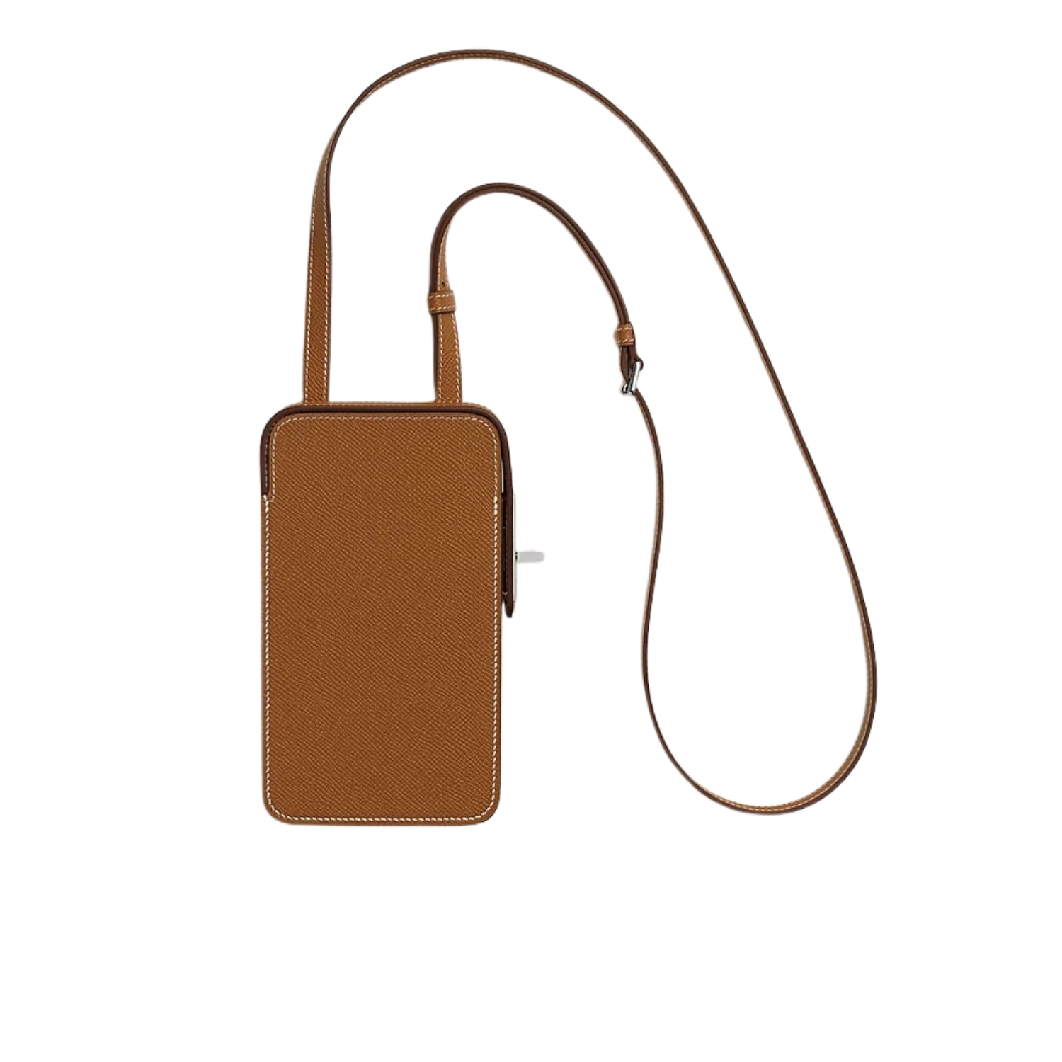 H**me5 Hac A Box Phone Case Toffee Silver Hardware For Women 6.9in/17.5cm H084162CK1H