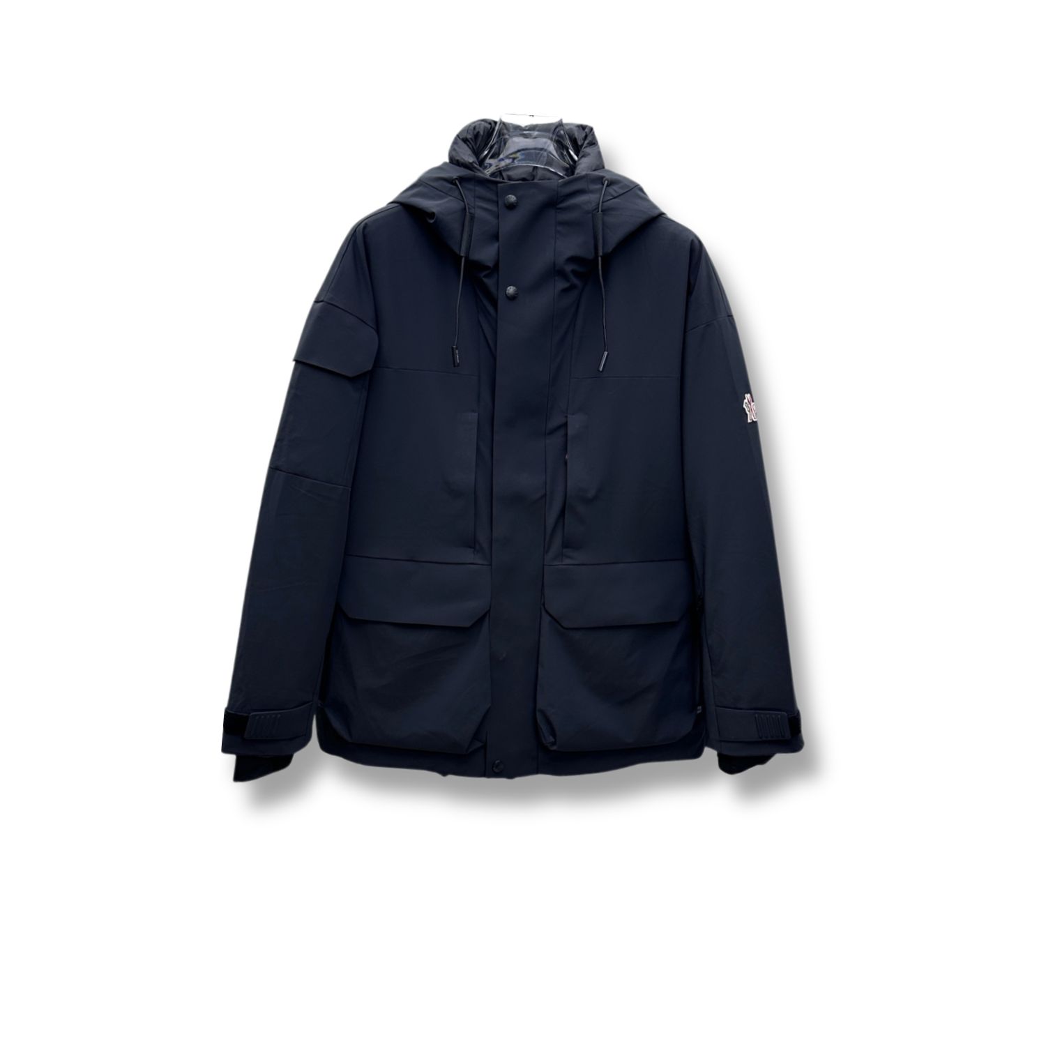 Moncler Technical Hooded Jacket Black For Men