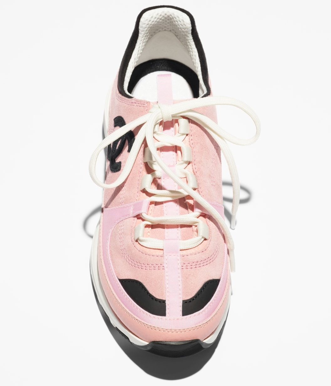 Ch**el Trainers Light Pink/Black For Women G47010-B23026-U6221