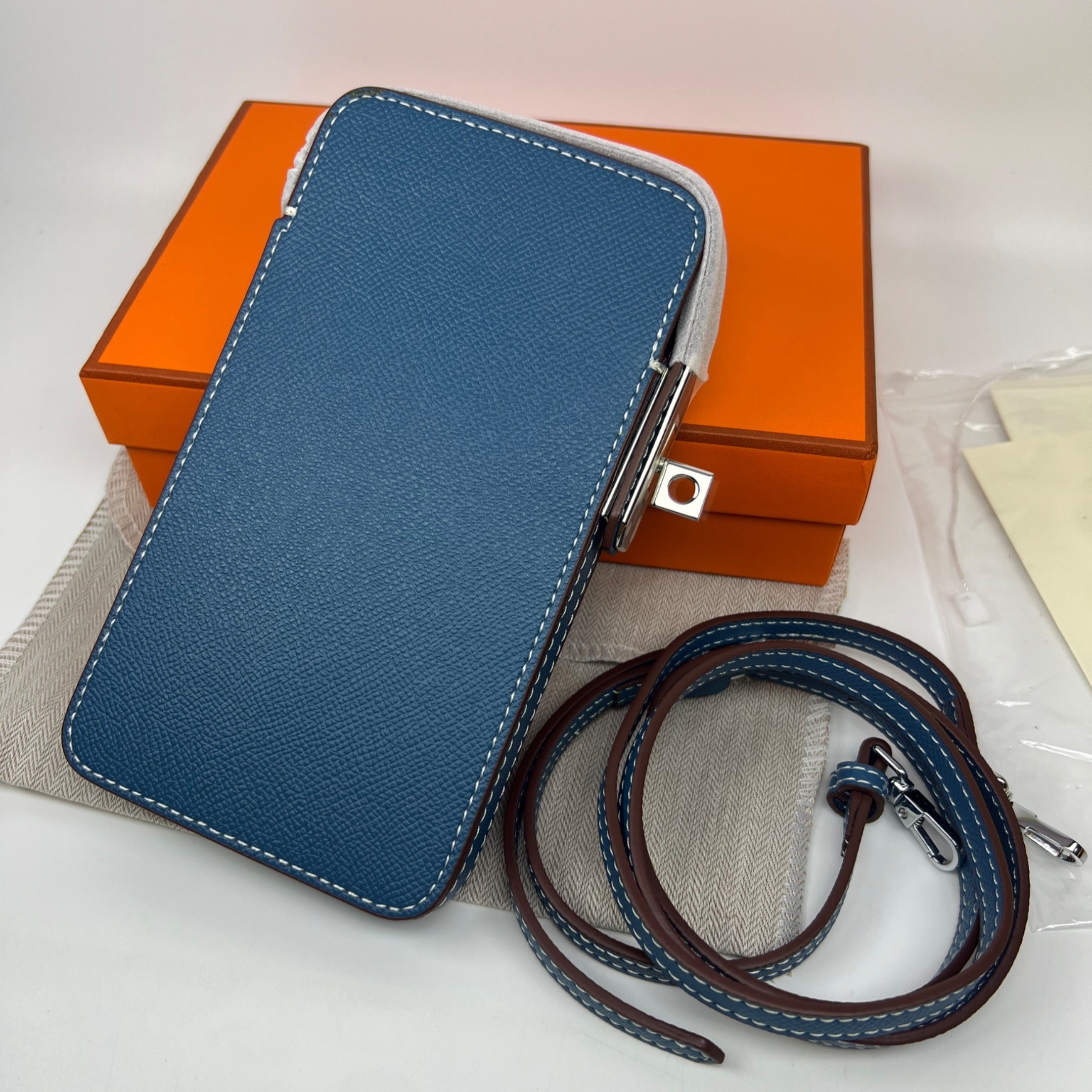 H**me5 Hac A Box Phone Case Blue For Women 6.9in/17.5cm