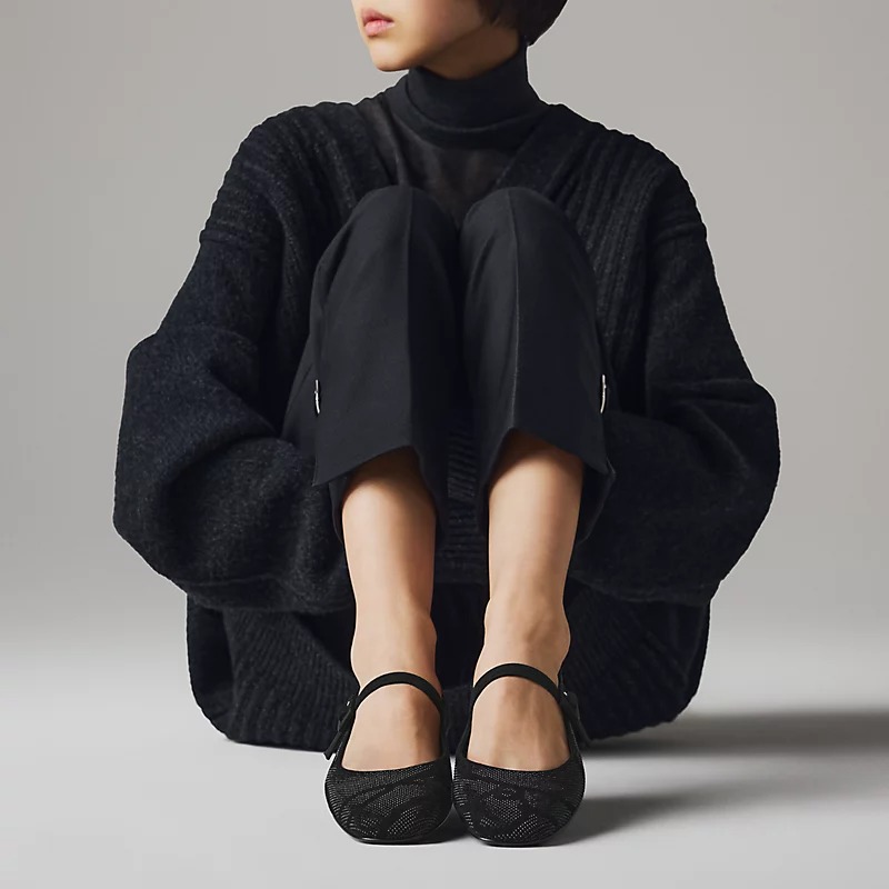 H**me5 Light Ballet Flat Noir For Women H252057Z 02360