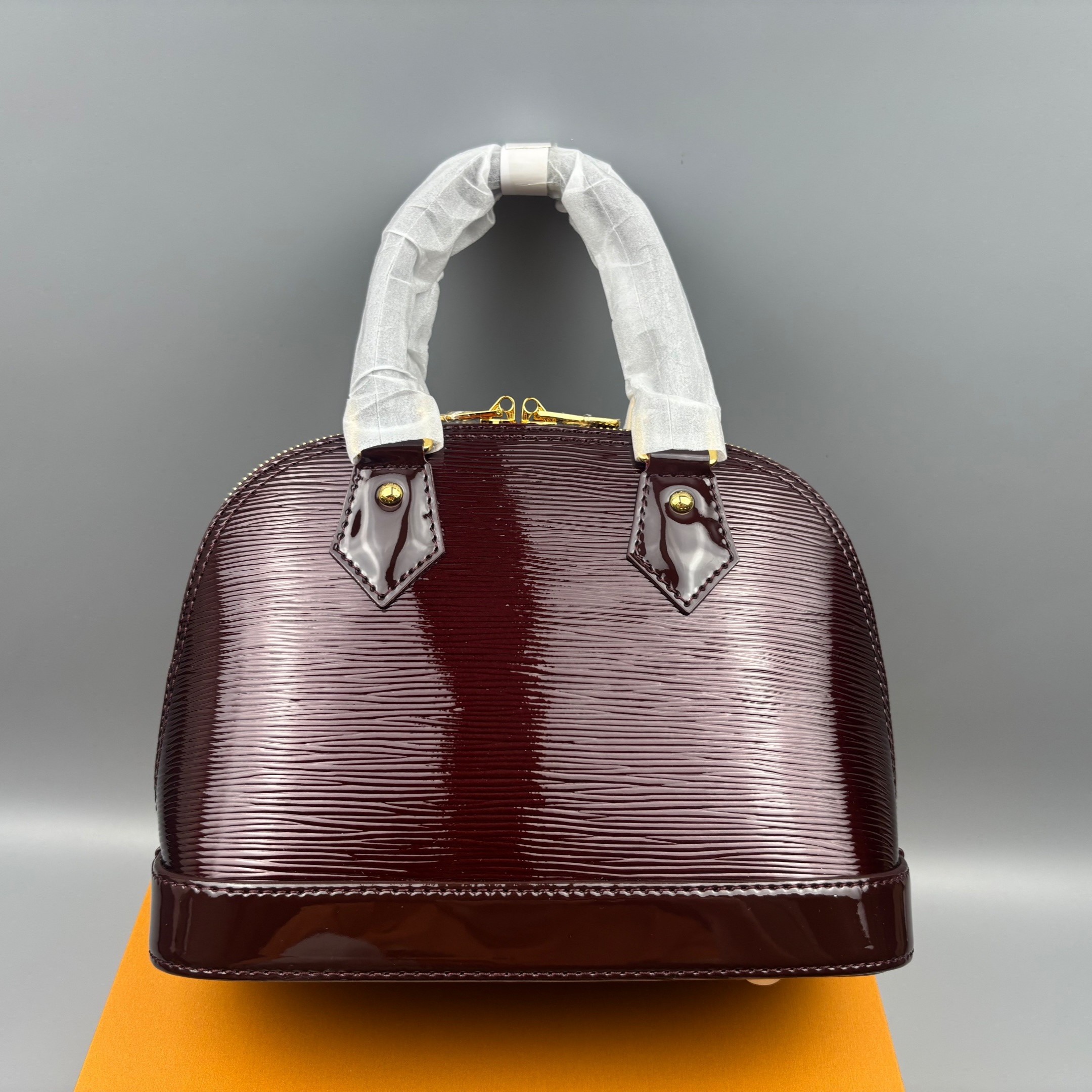 [True-to-ORIGINAL] L0vis Vvtt0n Alma BB Burgundy For Women 9.3in/23.5cm